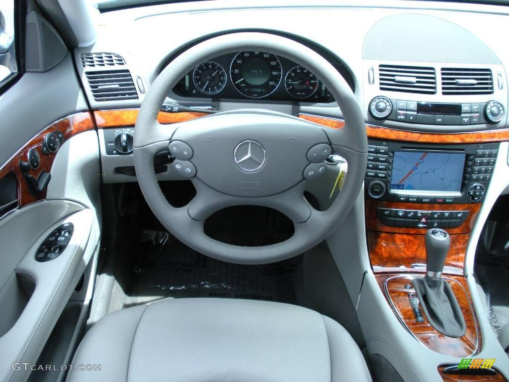 2008 E 350 4Matic Sedan - Flint Grey Metallic / Ash photo #19