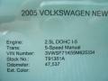 2005 Blue Graphite Metallic Volkswagen Jetta 2.5 Sedan  photo #23