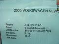 2005 Reflex Silver Metallic Volkswagen Jetta 2.5 Sedan  photo #23