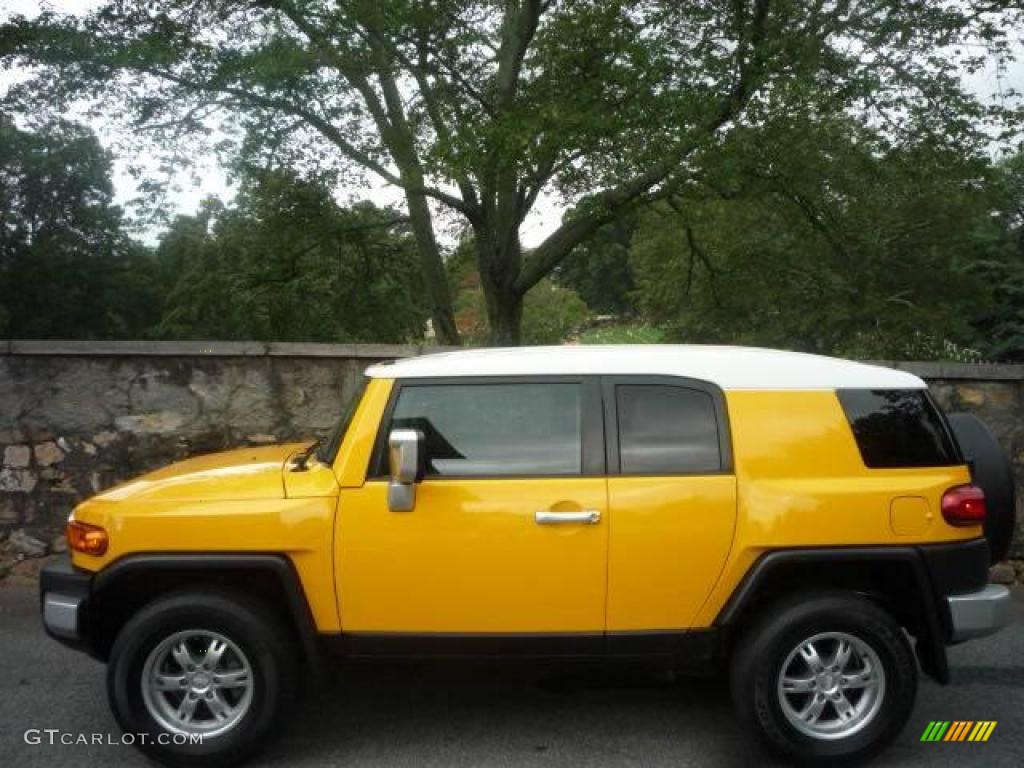 2007 FJ Cruiser 4WD - Sun Fusion / Dark Charcoal photo #12