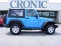 Surf Blue Pearl Coat - Wrangler X 4x4 Photo No. 1