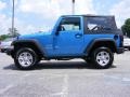 2009 Surf Blue Pearl Coat Jeep Wrangler X 4x4  photo #5