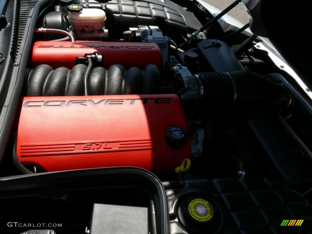 2002 Corvette Z06 - Quicksilver Metallic / Torch Red photo #25