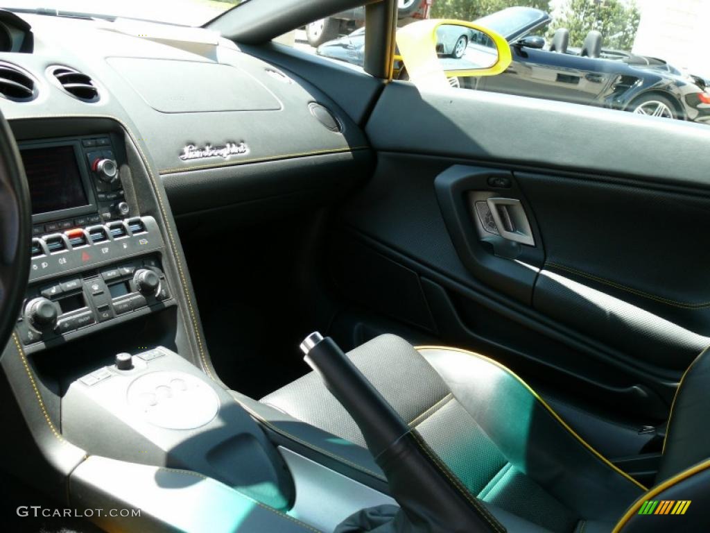 2006 Gallardo Spyder E-Gear - Giallo Midas / Nero Perseus photo #14