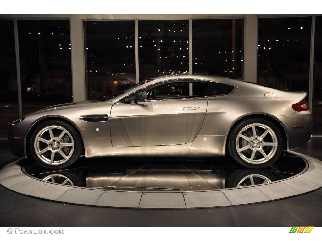 2008 V8 Vantage Coupe - Tungsten Silver / Sandstorm photo #8