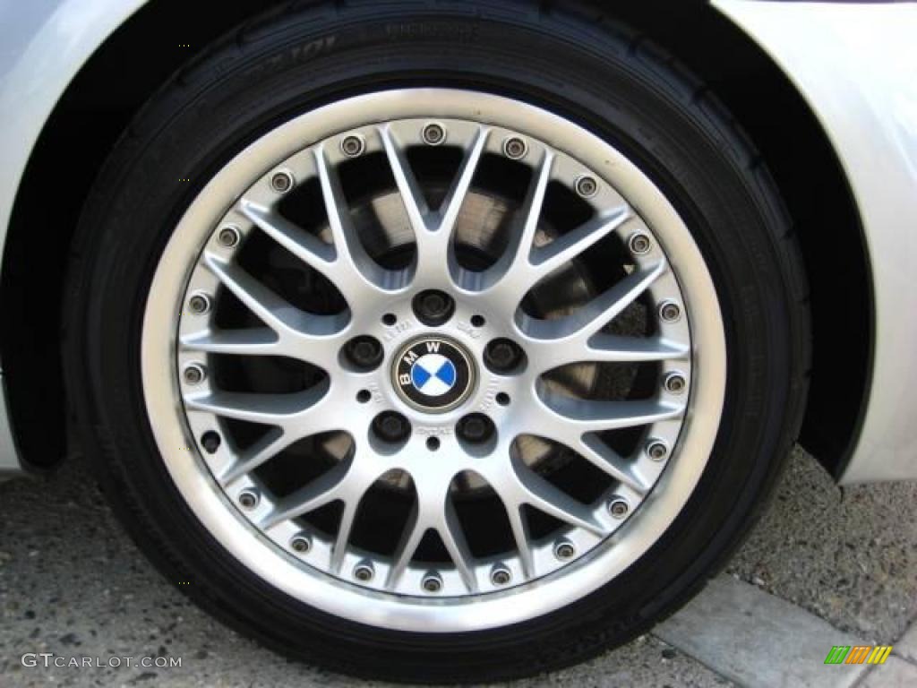 2002 Z3 3.0i Roadster - Titanium Silver Metallic / Black photo #10