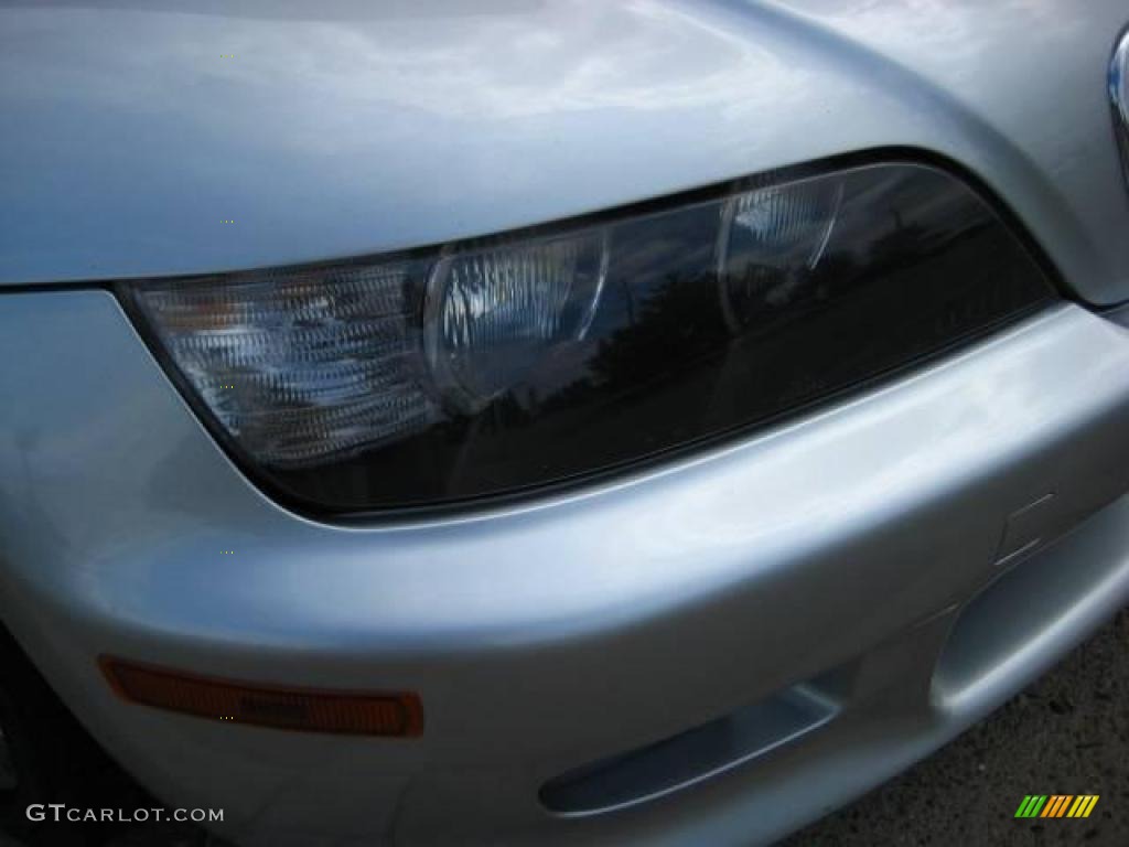 2002 Z3 3.0i Roadster - Titanium Silver Metallic / Black photo #11