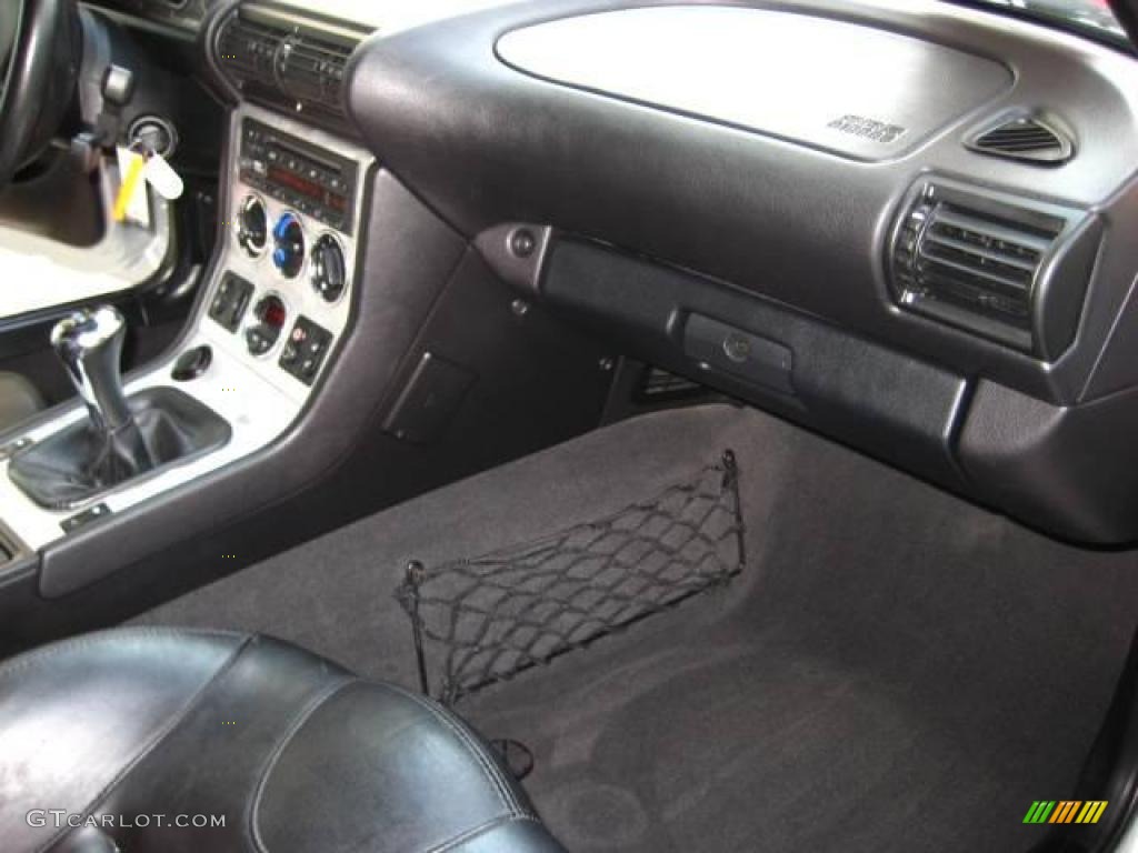 2002 Z3 3.0i Roadster - Titanium Silver Metallic / Black photo #15
