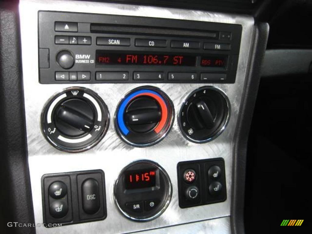 2002 Z3 3.0i Roadster - Titanium Silver Metallic / Black photo #17