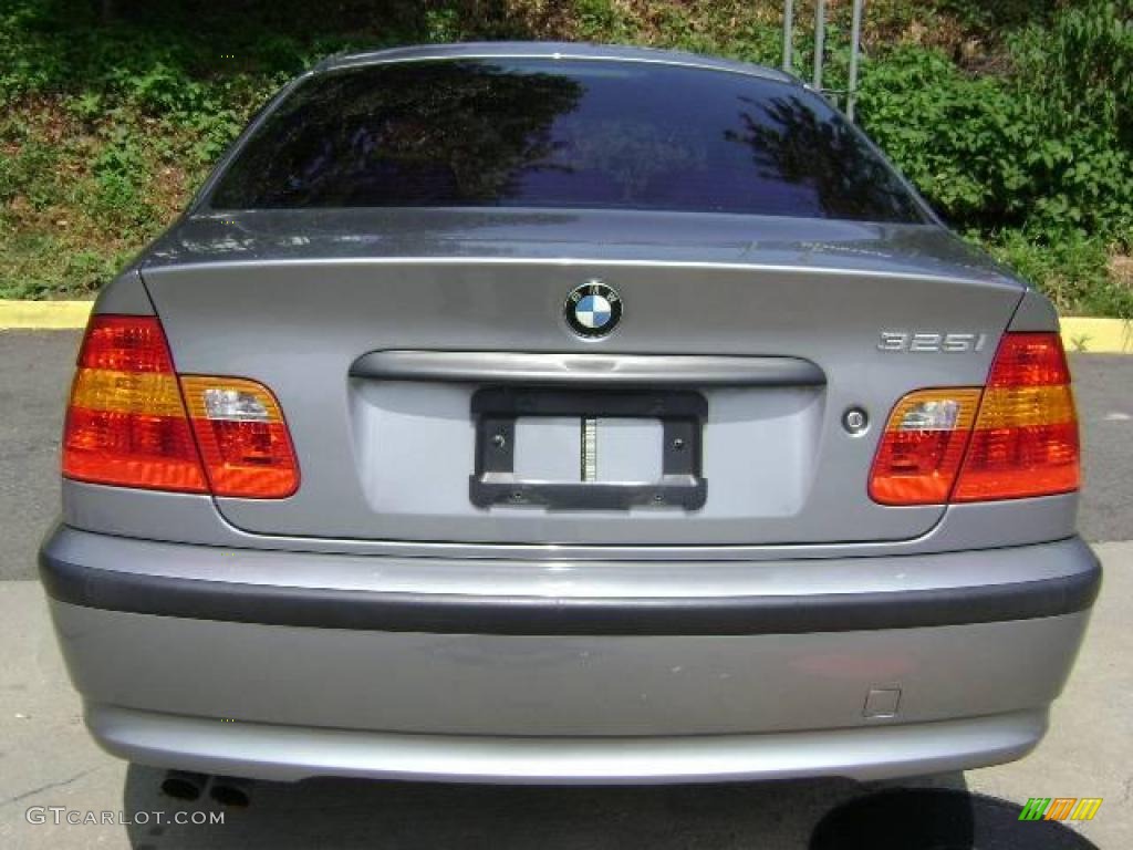 2004 3 Series 325i Sedan - Silver Grey Metallic / Black photo #5