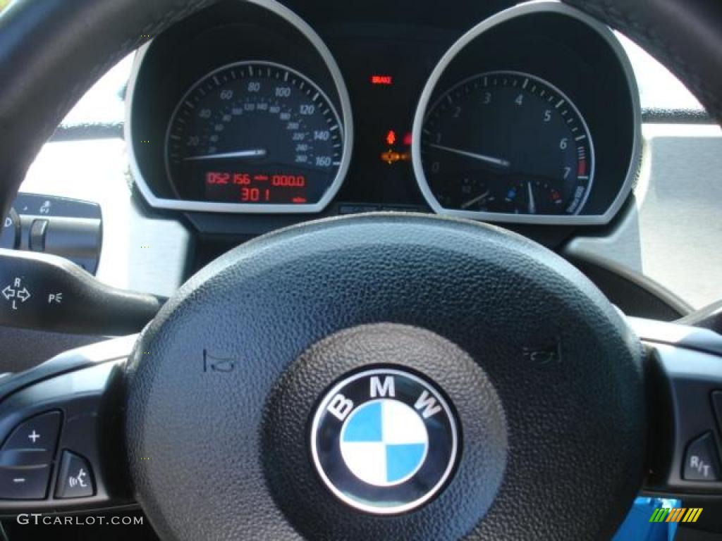 2005 Z4 3.0i Roadster - Black Sapphire Metallic / Black photo #9