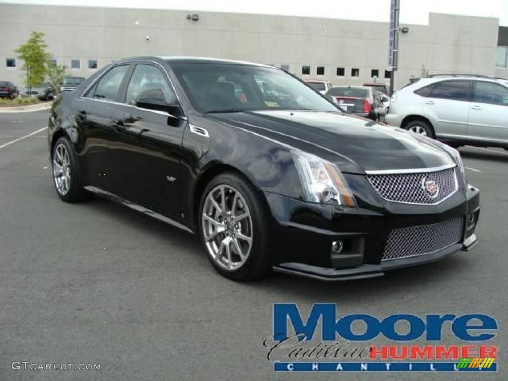 2009 CTS -V Sedan - Black Raven / Ebony photo #17