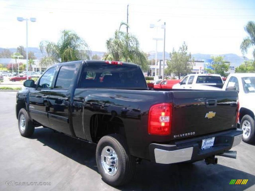 2009 Silverado 2500HD LT Crew Cab - Black / Ebony photo #4