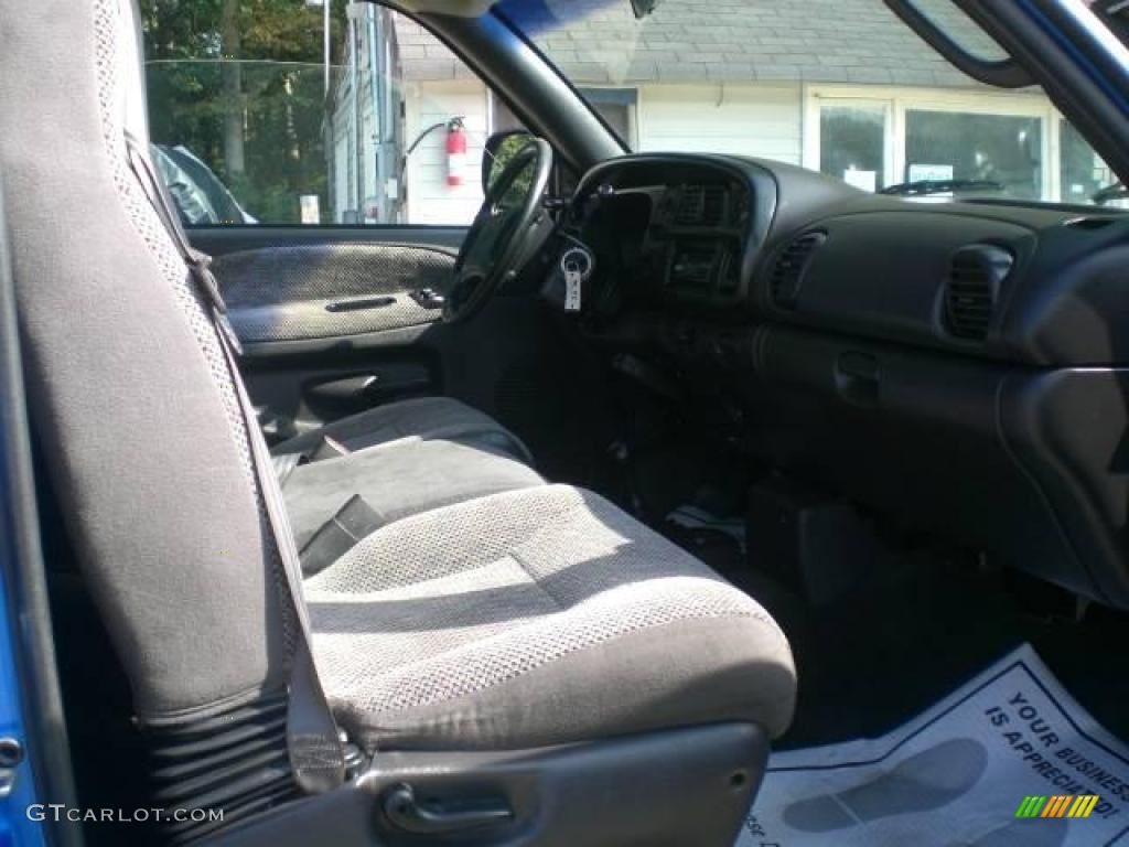 2001 Ram 1500 SLT Club Cab 4x4 - Intense Blue Pearl / Agate photo #10