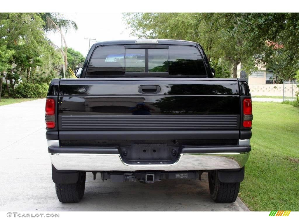 2000 Ram 2500 SLT Extended Cab 4x4 - Black / Mist Gray photo #10
