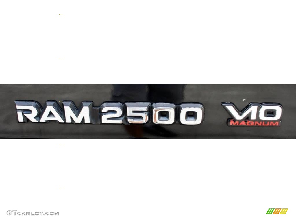 2000 Ram 2500 SLT Extended Cab 4x4 - Black / Mist Gray photo #36