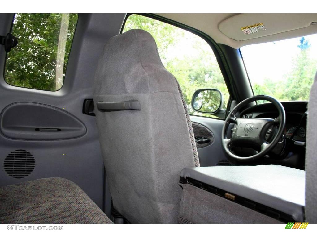 2000 Ram 2500 SLT Extended Cab 4x4 - Black / Mist Gray photo #49