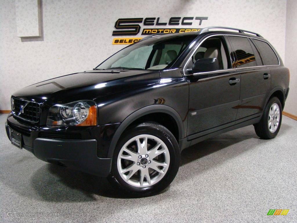 2004 XC90 T6 AWD - Black / Taupe photo #1