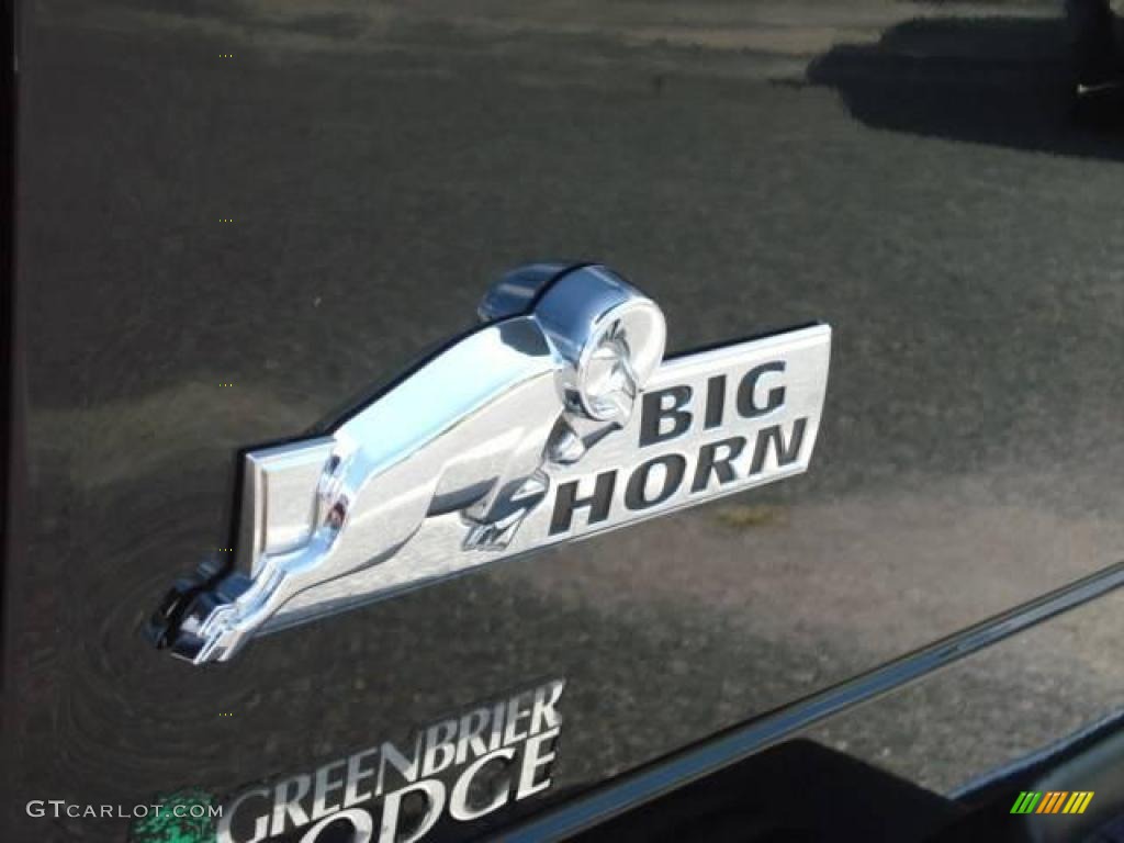 2008 Ram 1500 Big Horn Edition Quad Cab - Brilliant Black Crystal Pearl / Medium Slate Gray photo #26