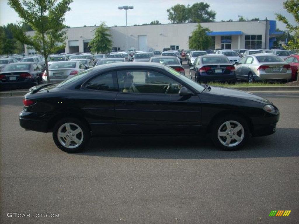 2003 Escort ZX2 Coupe - Black / Medium Prairie Tan photo #2