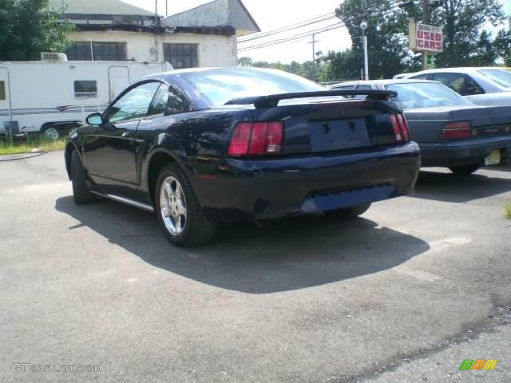 2003 Mustang V6 Coupe - True Blue Metallic / Dark Charcoal/Medium Parchment photo #6