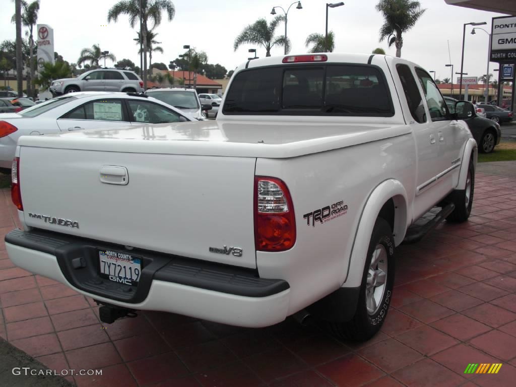 2005 Tundra Limited Access Cab - Natural White / Light Charcoal photo #9