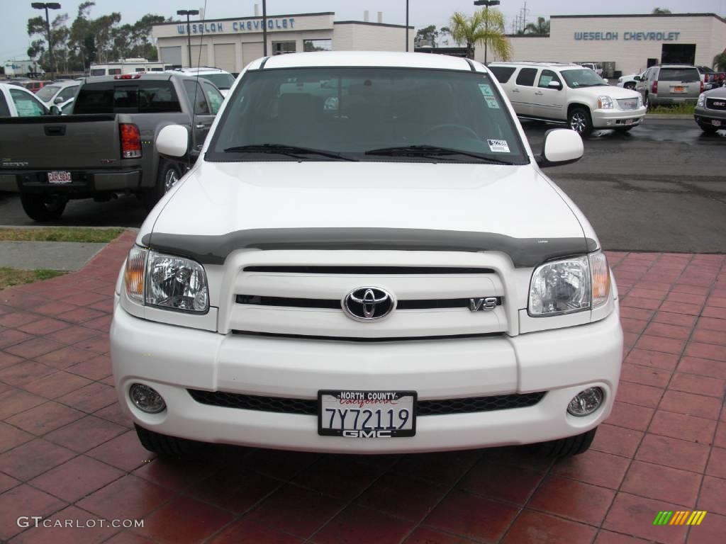 2005 Tundra Limited Access Cab - Natural White / Light Charcoal photo #12