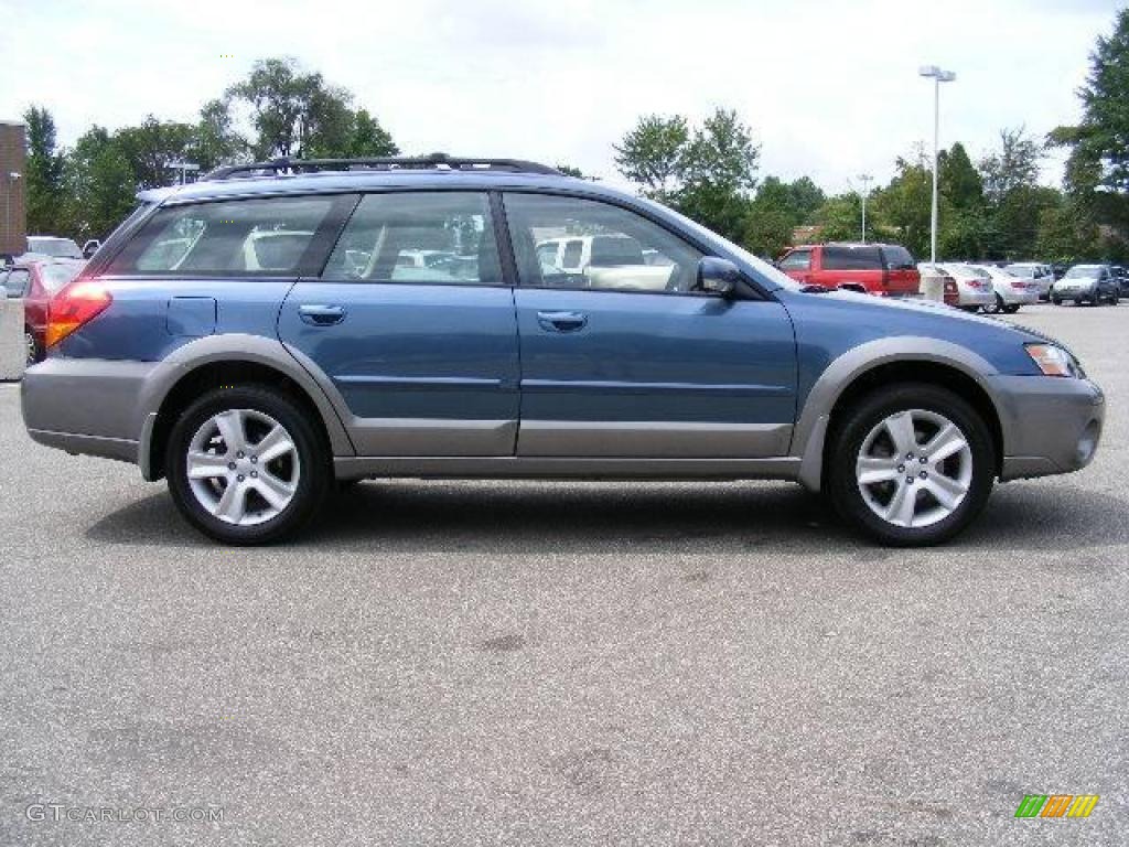 2005 Outback 2.5XT Limited Wagon - Atlantic Blue Pearl / Off Black photo #6