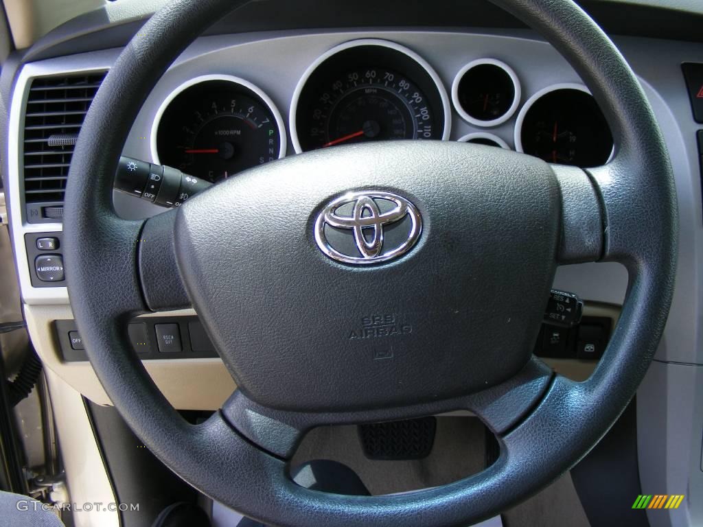 2008 Tundra SR5 CrewMax - Desert Sand Mica / Beige photo #41