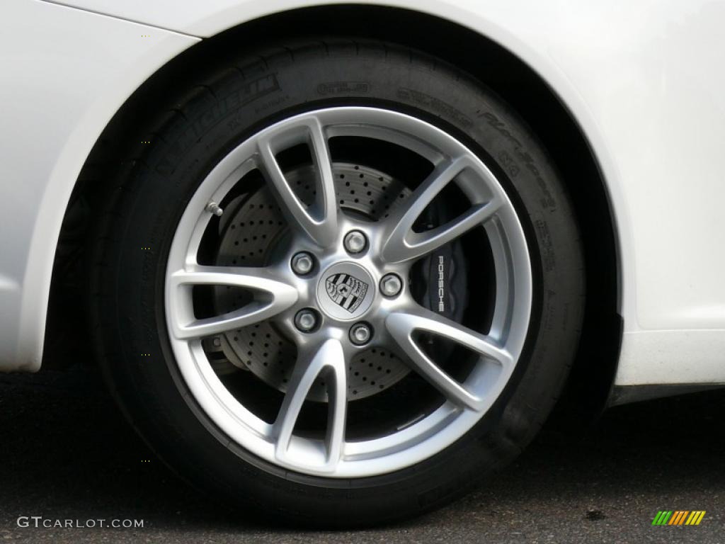 2009 911 Carrera Coupe - Carrara White / Stone Grey photo #8