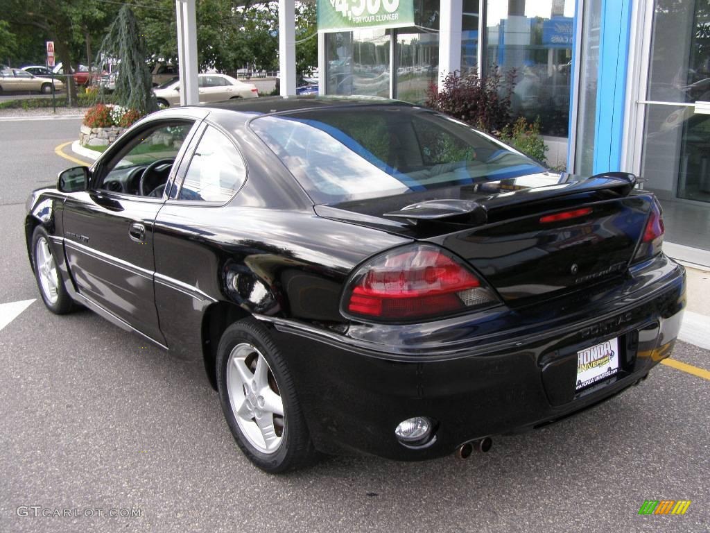 2001 Grand Am GT Coupe - Black / Dark Pewter photo #4
