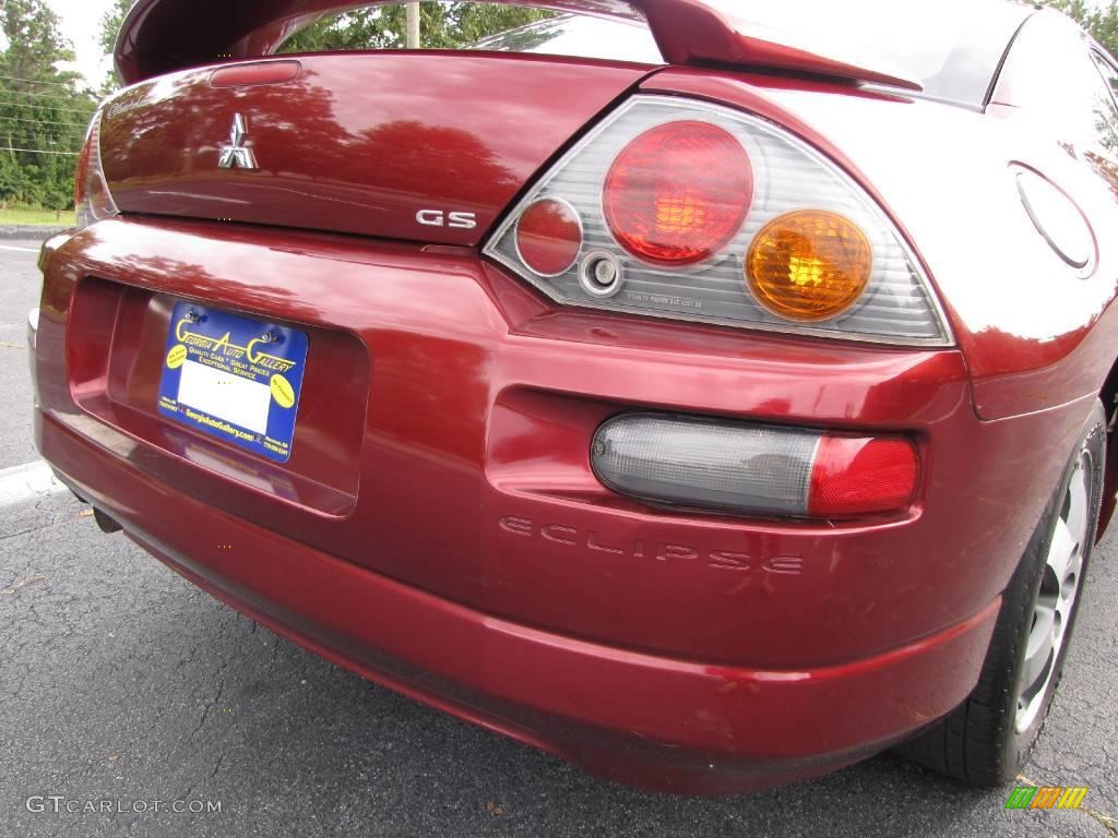 2003 Eclipse GS Coupe - Ultra Red Pearl / Midnight photo #20
