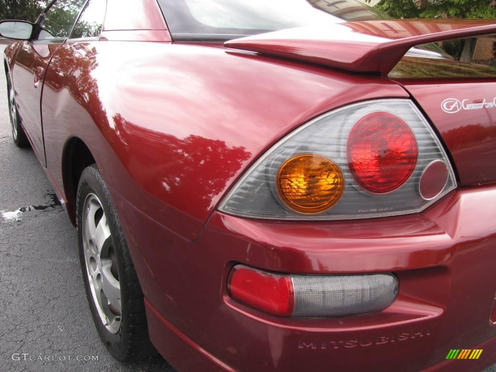 2003 Eclipse GS Coupe - Ultra Red Pearl / Midnight photo #21
