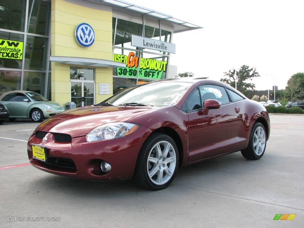 2006 Eclipse GT Coupe - Ultra Red Pearl / Dark Charcoal photo #1