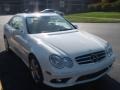 2007 Arctic White Mercedes-Benz CLK 550 Coupe  photo #3