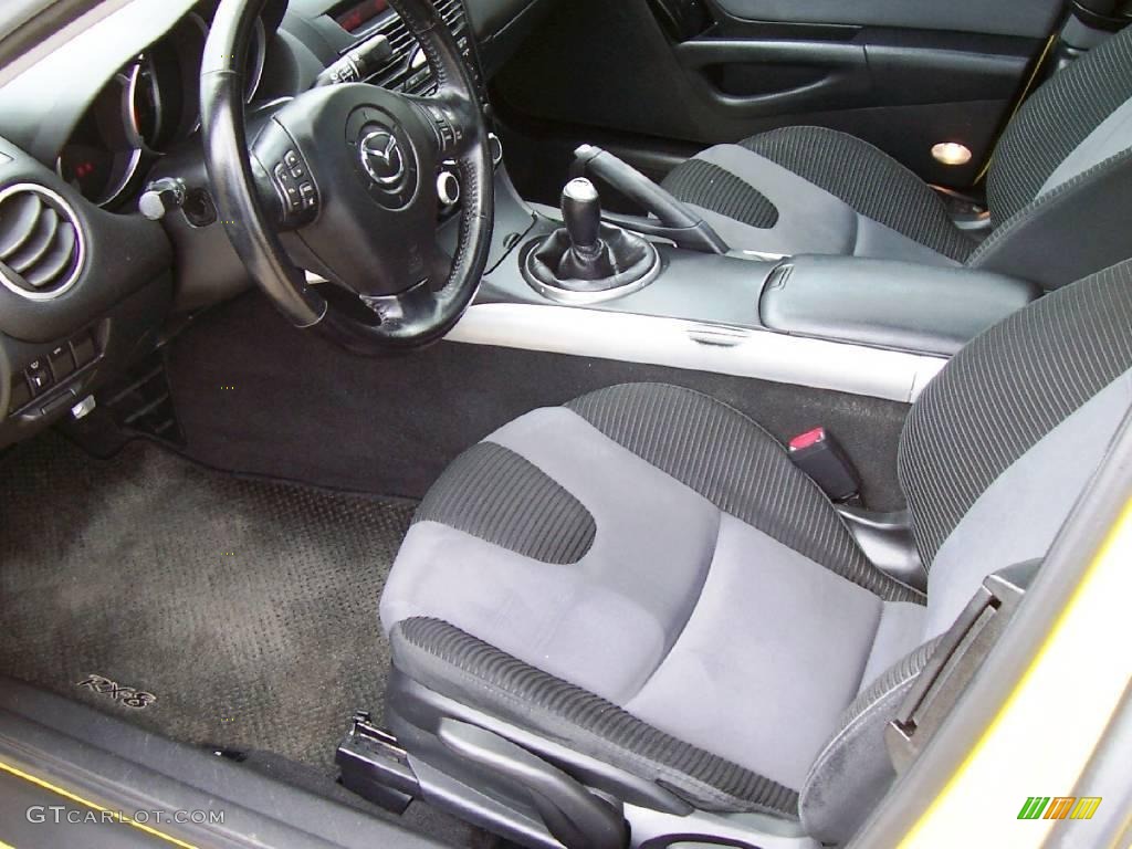 2004 RX-8  - Lightning Yellow / Black photo #7