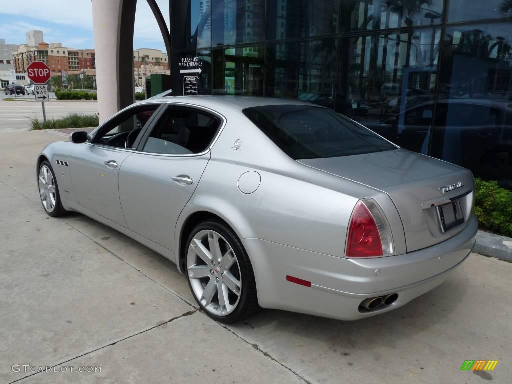 2007 Quattroporte Sport GT DuoSelect - Grigio Touring Metallic (Silver) / Nero photo #4