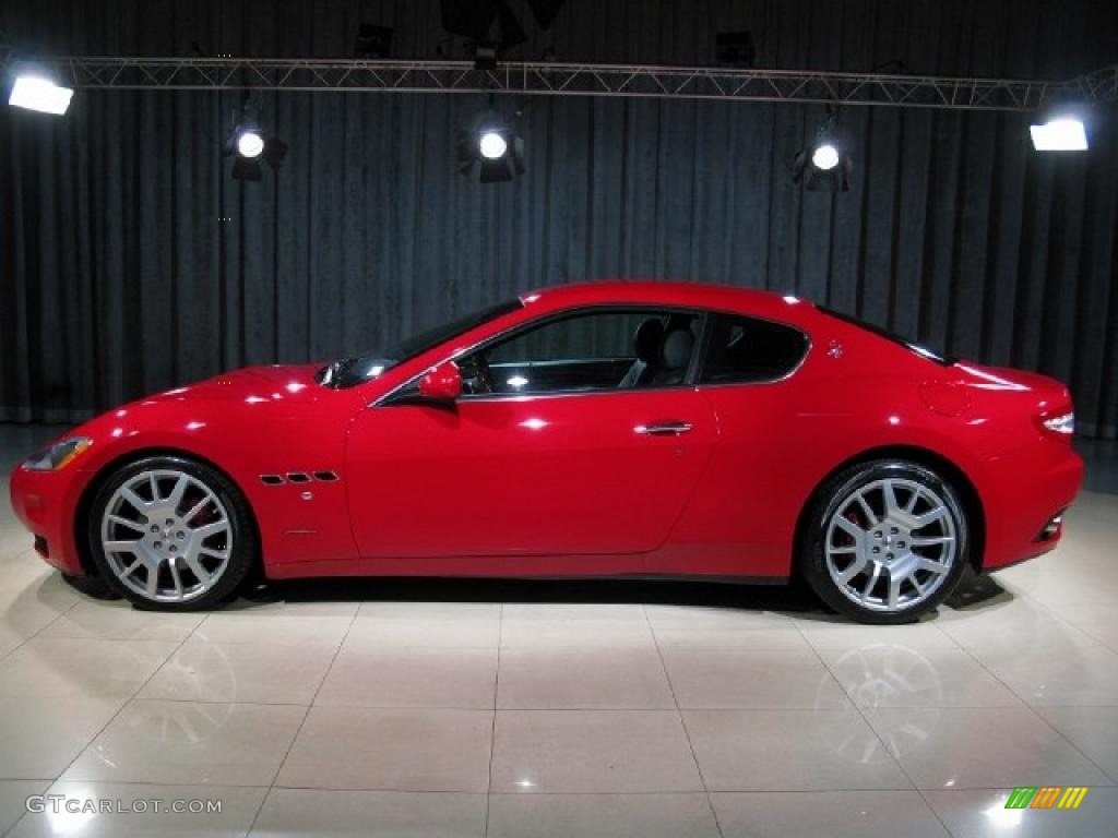 Rosso Mondiale (Red) 2008 Maserati GranTurismo Standard GranTurismo Model Exterior Photo #16352353