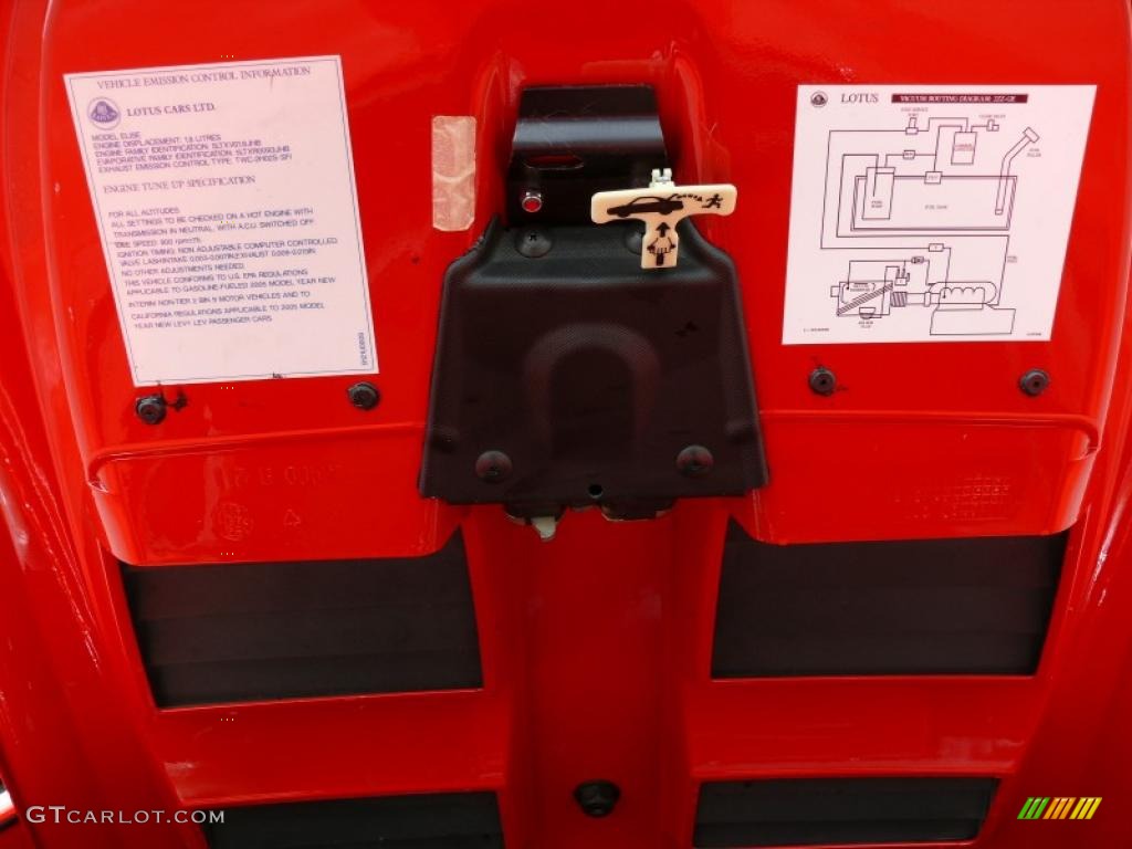 2005 Lotus Elise Standard Elise Model Info Tag Photo #16353607