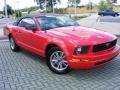 2005 Torch Red Ford Mustang V6 Premium Convertible  photo #23