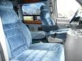 2000 Light Blue Metallic Ford E Series Van E150 Passenger Conversion  photo #28