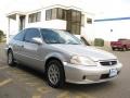 2000 Vogue Silver Metallic Honda Civic EX Coupe  photo #3