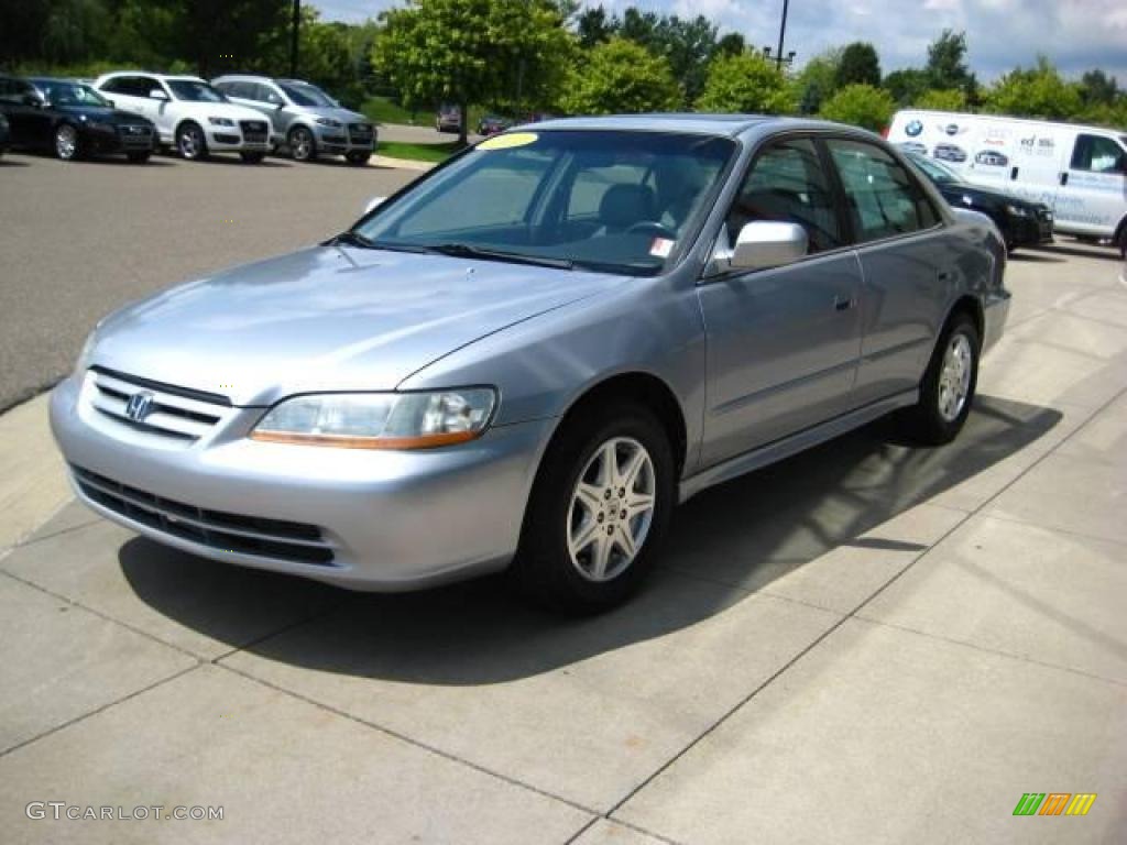 2001 Accord EX V6 Sedan - Satin Silver Metallic / Quartz Gray photo #3