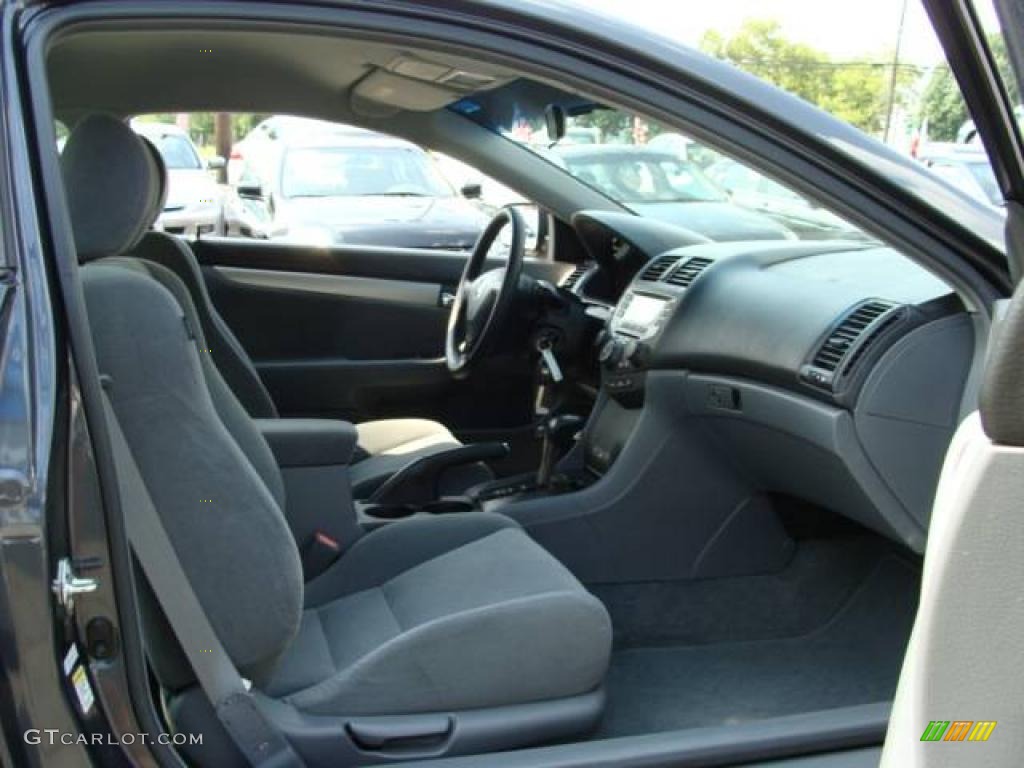 2007 Accord LX Coupe - Graphite Pearl / Gray photo #8