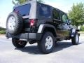 2009 Black Jeep Wrangler Unlimited X 4x4  photo #3