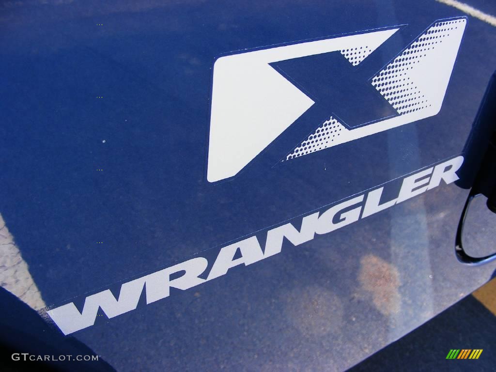2009 Wrangler Unlimited X - Deep Water Blue Pearl / Dark Slate Gray/Medium Slate Gray photo #5