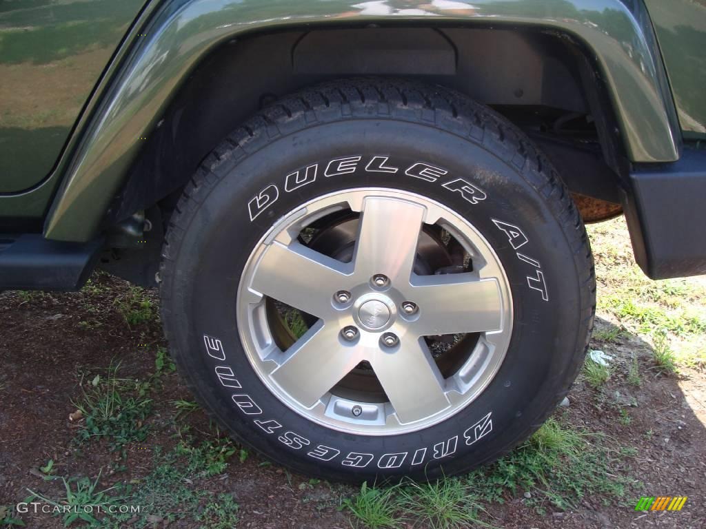 2008 Wrangler Unlimited Sahara 4x4 - Jeep Green Metallic / Dark Slate Gray/Med Slate Gray photo #6