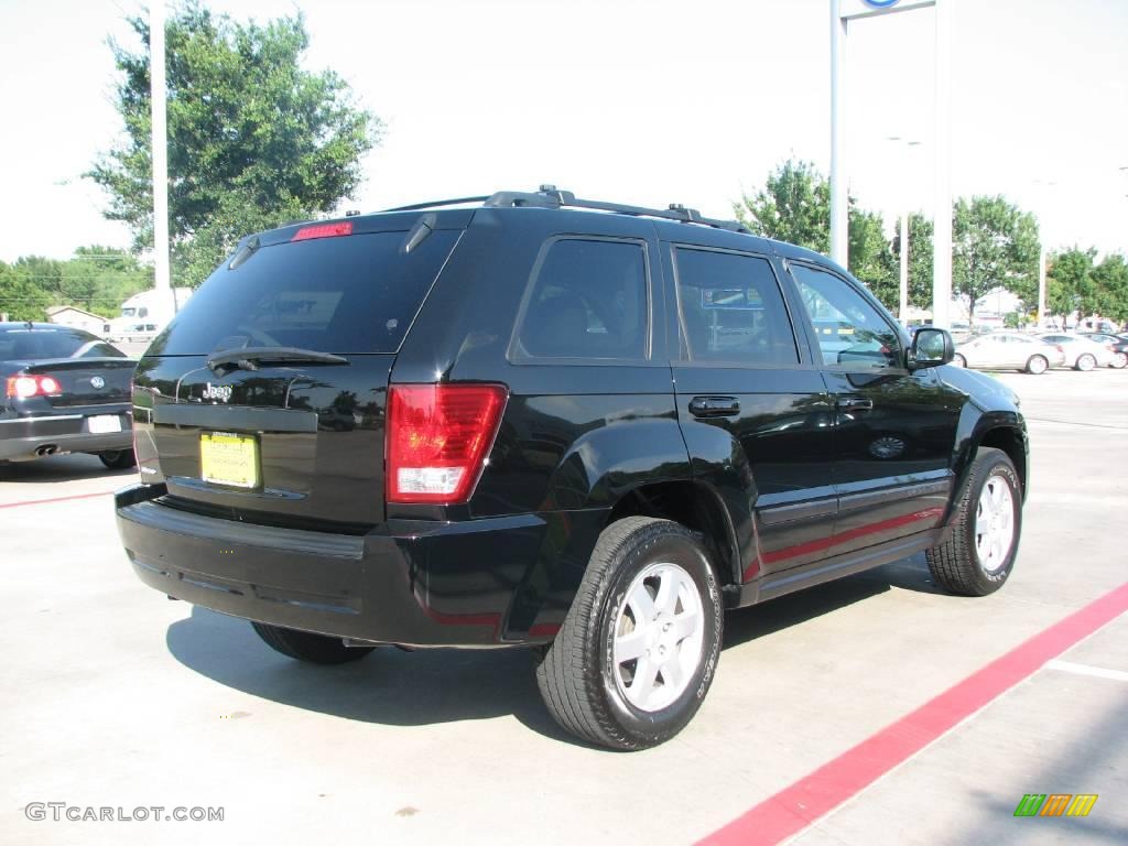 2008 Grand Cherokee Laredo - Black / Dark Slate Gray photo #5