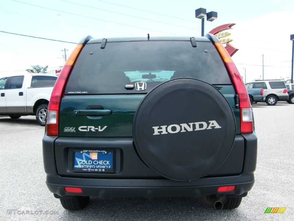 2003 CR-V EX 4WD - Clover Green Pearl / Saddle photo #4