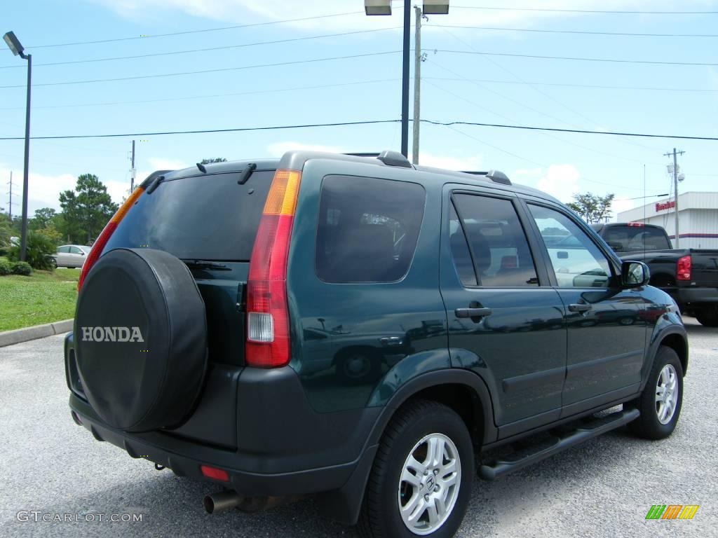2003 CR-V EX 4WD - Clover Green Pearl / Saddle photo #5